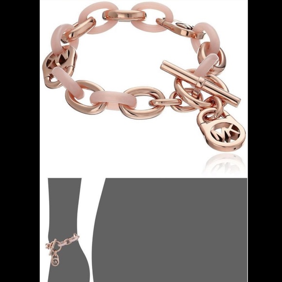 NWT Michael Kors Fulton Toggle Link Bracelet - Picture 7 of 7